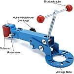 Bördelgerät Kotflügel Bördelrolle Auto Kotflügel Bördelgerät 180° Universial Bördelwerkzeug für Kotflügel Bördelwerkzeug Fender Roller für PKW KFZ LKW