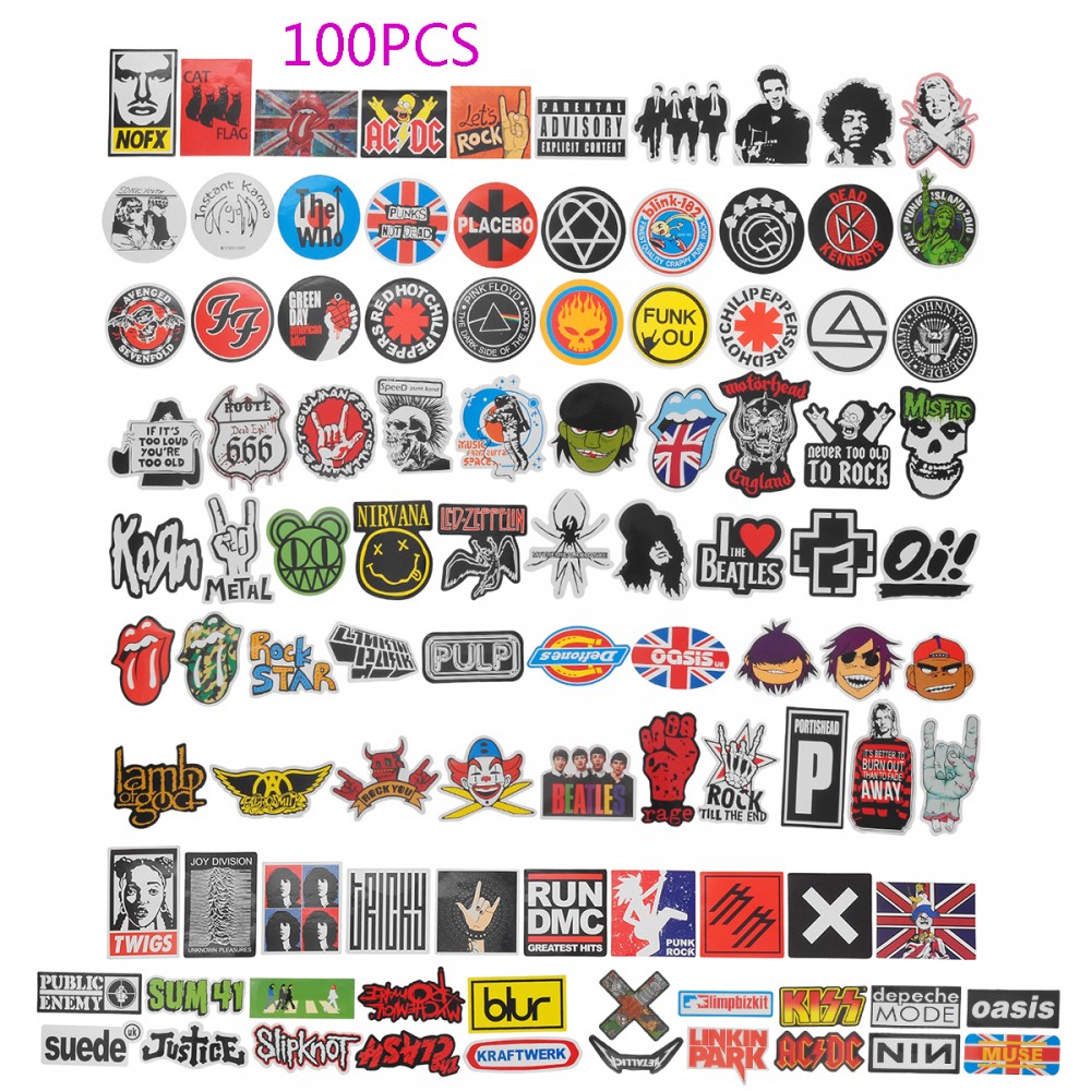 Autocollants 100x Stickerbomb graffiti macbook iphone skateboard