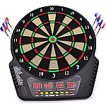 Elektronisches Dartboard Dartscheibe mit LED und Sprach-Anzeige 44cm