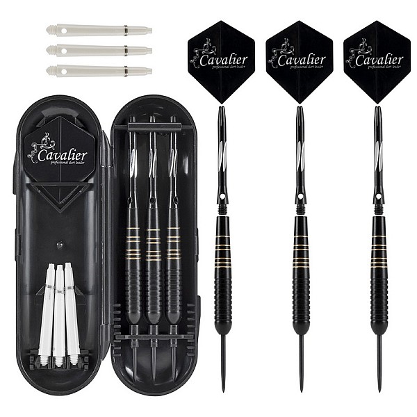 Dartpfeile 3 Stück Steel Darts Pfeile Set Steeldarts mit Metallspitze, rutschfeste Eisenfass Dartpfeil Spitzer für Dartscheibe Kunststoff Darts